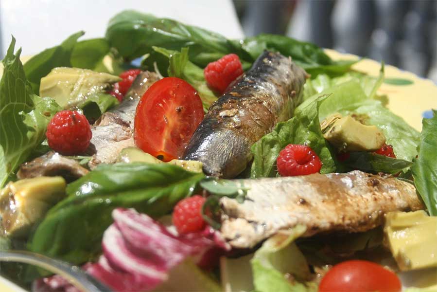 Ensalada con Sardina